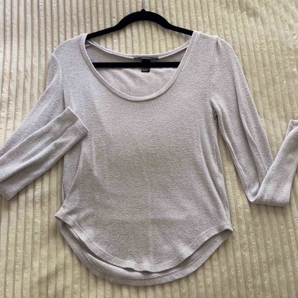SCOOP NECK LONG SLEEVE